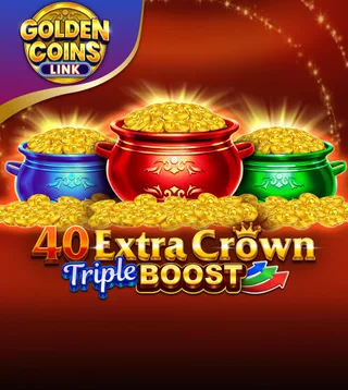 Слот 40 Extra Crown Triple Boost Golden Coins Link в Слотокинг казино
